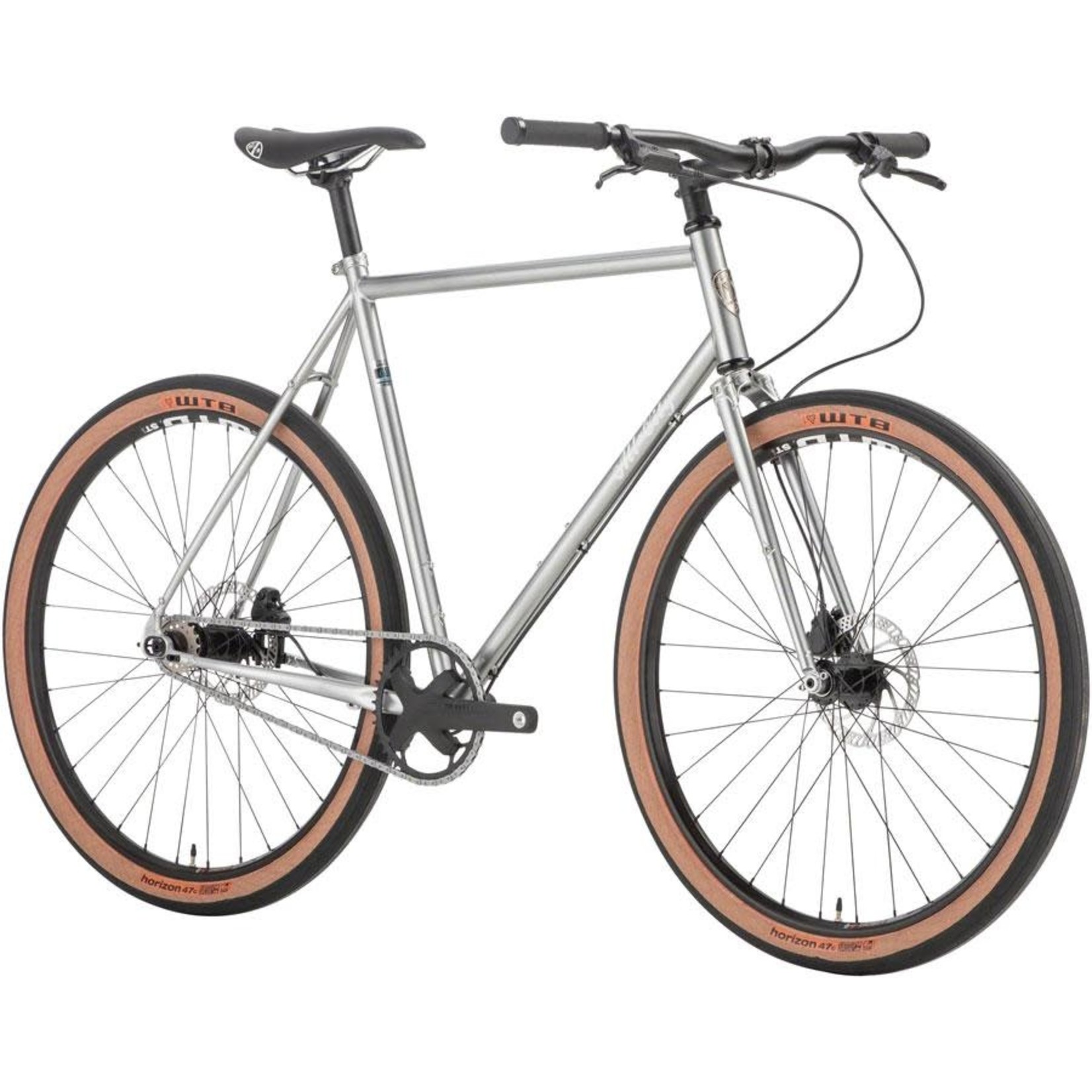 All-City All-City Super Professional Single Speed Bike - 650b, Steel, Quicksilver